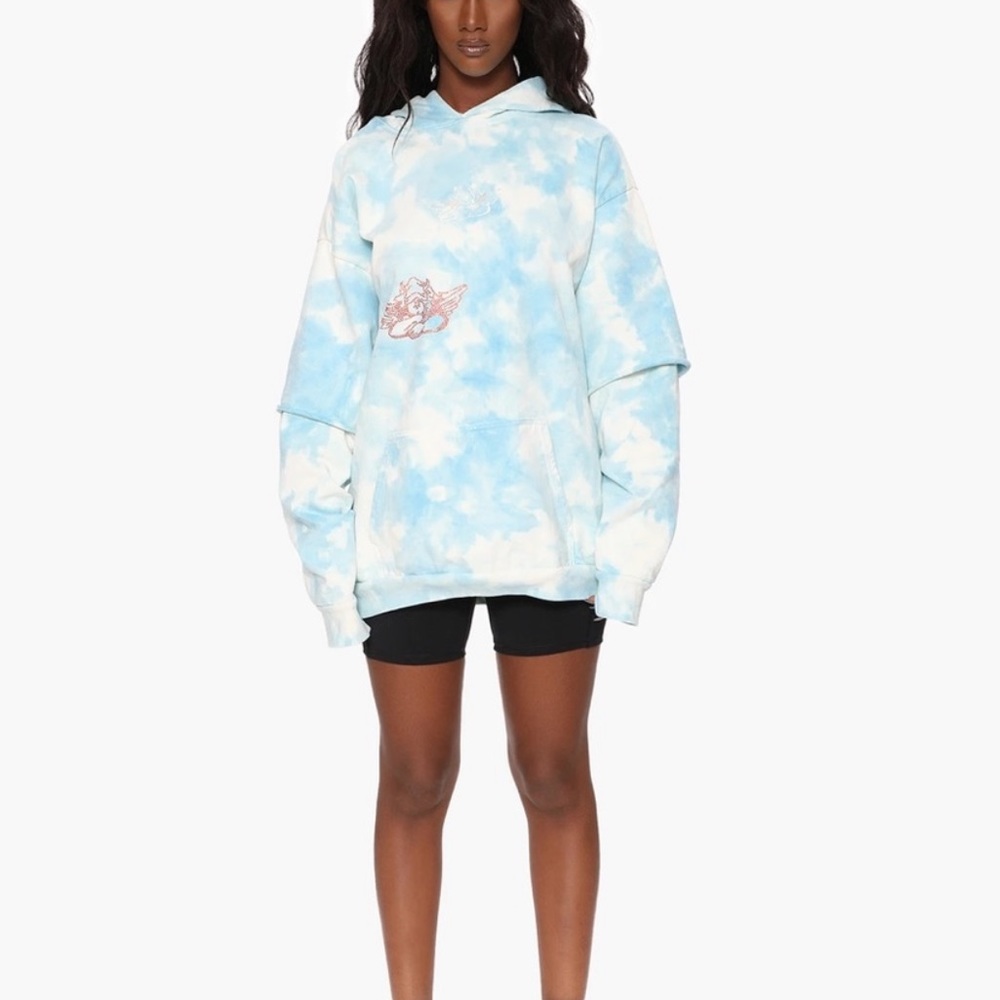 Boys Lie LE Tie Dye Twofer Remix Sweatshirt one size SOLD OUT